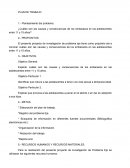 Embarazo adolescente. PLAN DE TRABAJO