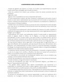 LA MODERNIDAD COMO AUTOREFLEXIÓN