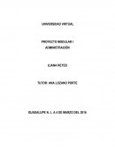 PROYECTO MODULAR l ADMINISTRACIÓN