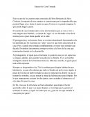 Ensayo de Casa Tomada