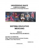 Política educativa en México