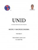 MICRO Y MACROECONOMIA “Actividad 3”