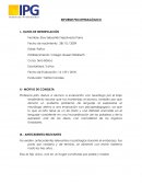 INFORME PSICOPEDAGÓGICO