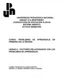 PROBLEMAS EDUCACION REGIONAL