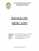 RIESGO DE MERCADO
