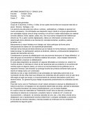 Informe diagnostico de segundo grado