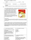 Evaluación mi amigo el negro