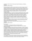 Contabilidad y Análisis Financiero. Primera parte: Estado de Resultados o de Pérdidas y Ganancias