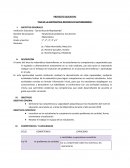 PROYECTO EDUCATIVO "DÍA DE LA MATEMÁTICA RECREATIVA"