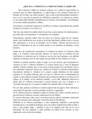 ¿Qué es la violencia y cómo se puede clasificar?