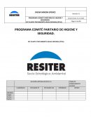 PROGRAMA COMITÉ PARITARIO DE HIGIENE Y SEGURIDAD