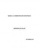 BASES E LA ADMINISTRACIÓN ESTRATÉGICA “EMPRESAS DE SALUD”