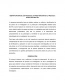 IDENTIFICACIÓN DE LOS PASOS DE LA INVESTIGACIÓN EN LA PELÍCULA BESOS QUE MATAN