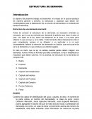 Estructura de Demanda Mercantil