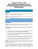 REGLAMENTO GENERAL DE LOS JUEGOS DEPORTIVOS MUNICIPALES ESTUDIANTIL