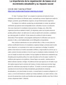 La organización de base en el movimiento estudiantil