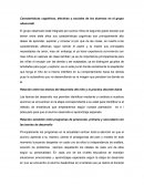 Características cognitivas, afectivas y sociales de los alumnos en el grupo observado