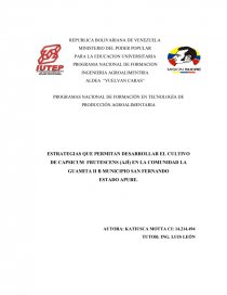 PROGRAMAS NACIONAL DE FORMACIÓN EN TECNOLOGÍA DE PRODUCCIÓN AGROALIMENTARIA. Página 1
