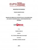 ANALISIS DE OBRAS EN EL DISTRITO VILLA EL SALVADOR PARA LOS JUEGOS PANAMERICANOS Y PARAPANAMERICANOS - INFOBRAS