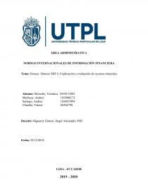 Sintesis de la NIIF 6. Página 1