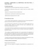 OBSERVANDO A LA COMPETENCIA: "UNA PARA TODOS... Y TODAS PARA UNO"