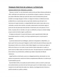 ANÁLISIS COMPLETO DE “ROSAURA A LAS DIEZ”. Página 1