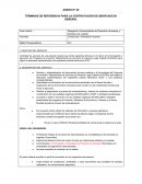 Términos de referencia para la contratación de servicios
