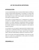 Ley de voluntad anticipada