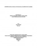 INTERPRETACIÓN LECTURA EL ESTADO SOCIAL DE DERECHO EN COLOMBIA