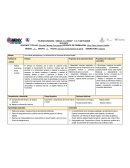 Planeacion Ciclo escolar 2018-2019