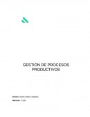 GESTIÓN DE PROCESOS PRODUCTIVOS