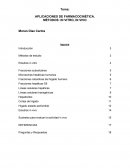 APLICACIONES DE FARMACOCINÉTICA. MÉTODOS: IN VITRO, IN VIVO