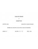PLAN DE GRADO Y DIDÁCTICO