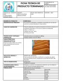 Ficha técnica mortadela