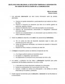 DECÁLOGO PARA MEJORAR LA DETECCIÓN TEMPRANA E INTERVENCIÓN EN CASOS DE DIFICULTADES DE LA COMUNICACIÓN