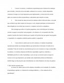 Análisis de aprendizaje esperado