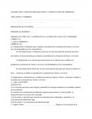 EXAMEN DEL CURSO DE ORGANIZACIÓN Y CONSTITUCIÓN DE EMPRESAS
