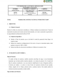 BARRAS DEL SISTEMA NACIONAL INTERCONECTADO. Página 1