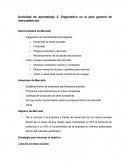 Diagnóstico en el plan general de mercadotecnia