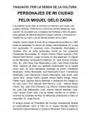 YAGUACHI POR LA SENDA DE LA CULTURA: FELIX GELO ZAGIA