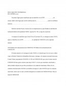 DECLARACIÓN TESTIMONIAL