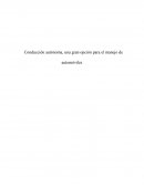 Conducción autónoma, una gran opción para el manejo de automóviles