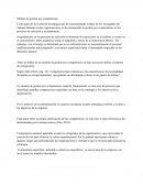 Modelo de gestión por competencias