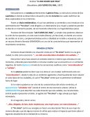 "A UNA MUJER QUE PASA" ANALISIS