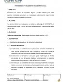 Procedimiento de trabajo uso de montacargas