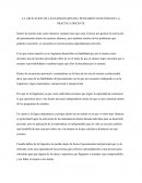 LA APLICACION DE LAS HABILIDADES DEL PENSAMIENTO DENTRO DE LA PRACTICA DOCENTE