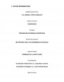 PROYECTO DE GESTIÓN DE RIESGO