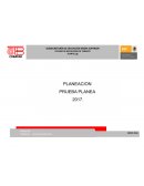 PLANEACION PRUEBA PLANEA 2017