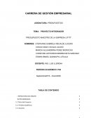 PROYECTO INTEGRADOR “PRESUPUESTO MAESTRO DE LA EMPRESA LIFTIT”