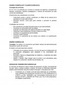 DISEÑO CURRICULAR Y PLANIFICACIÓN EN EI